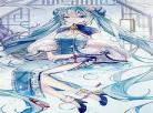 初音未来壁纸从电脑里面出来